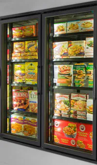 Anthony's Model Vista Walk In Cooler Doors -JayComp Display Doors