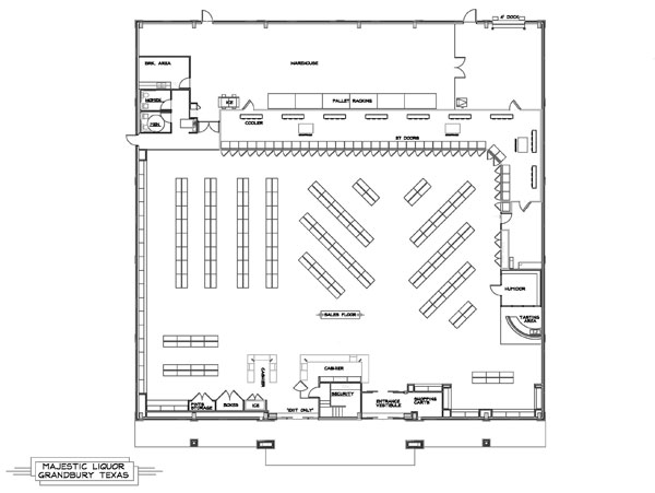 Liquor Store Floor Plans | liquor store design majestic liquor jaycomp development Liquor Store Floor Plans | liquor store design majestic liquor jaycomp development